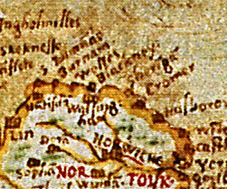map with Blakeney